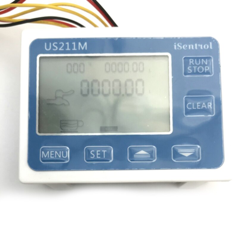 US211M Dosage Controller Flow Reader and USN-HS21TX Integrated Hall Effect Water Flow Sensor with Solenoid Valve