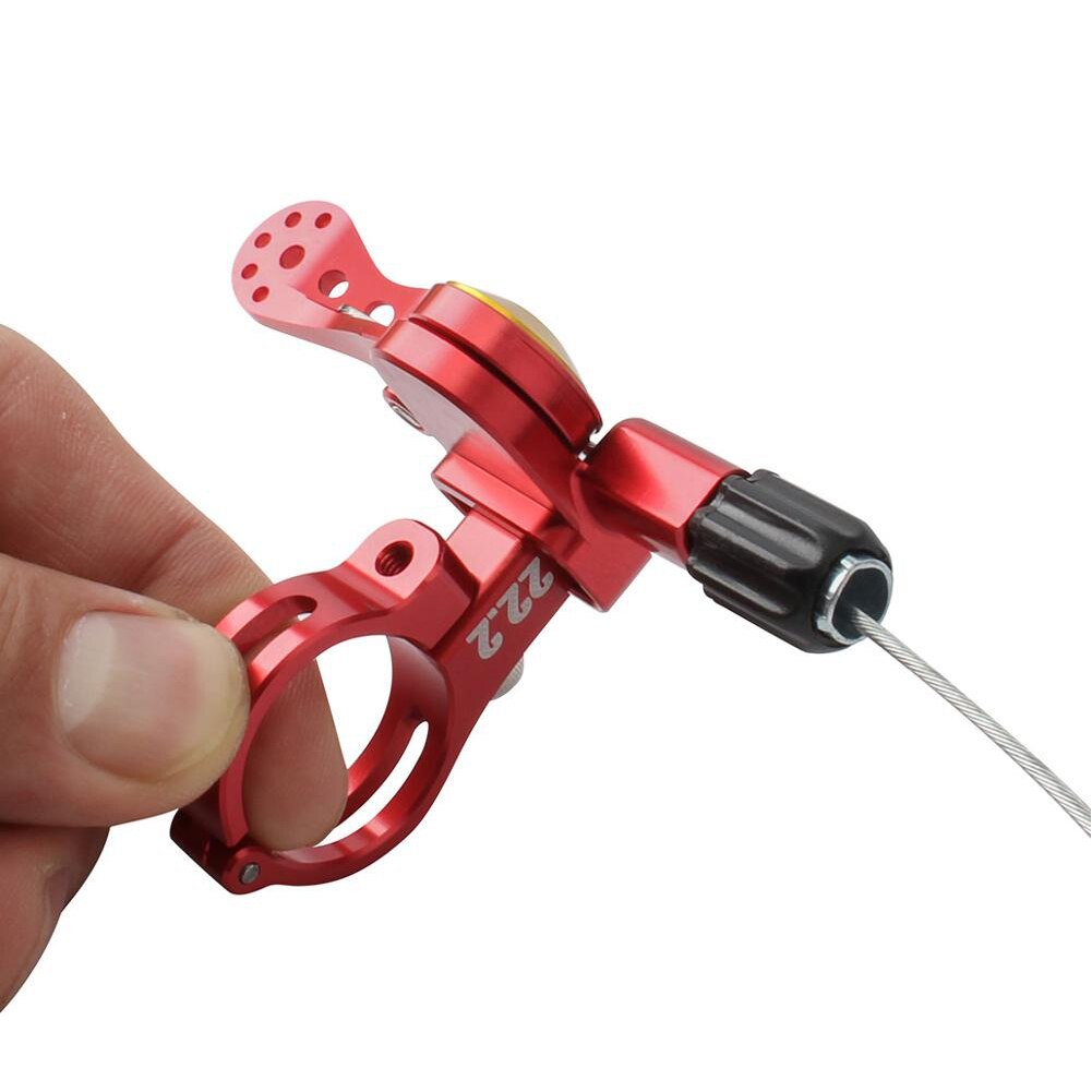 Tija de sillín ajustable para bicicleta de montaña y carretera, palanca de Control remoto mecánico Universal, 22,2/24MM
