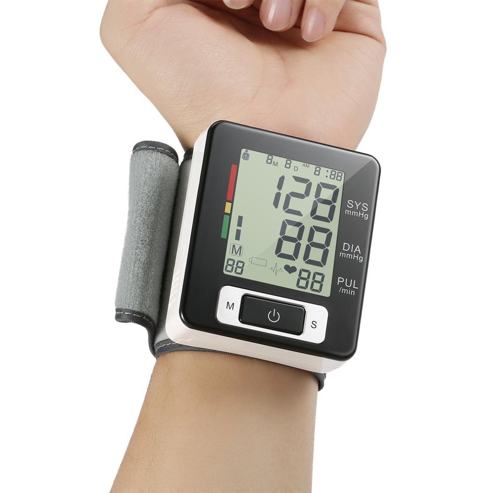 Automatic Upper Arm Style Electronic LCD Display Blood Pressure Monitor English Voice Heart Beat Meter Sphygmomanometer