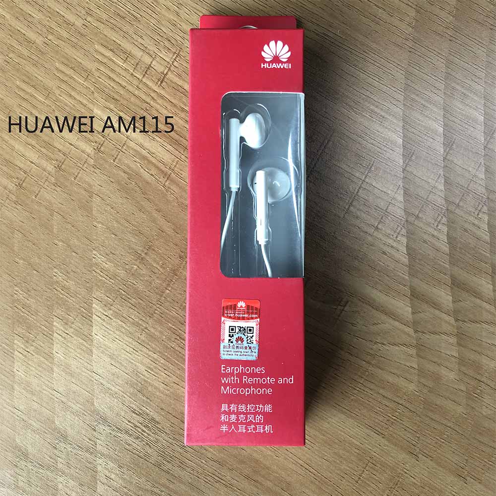 Original Huawei Honor AM115 Earphone with 3.5mm in Ear Earbuds Headset Wired Control for Honor 8 Huawei P10 P9 P8 Mate9 phone