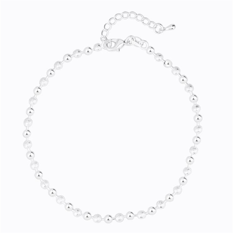 Kofsac Zomer Mode 925 Sterling Zilveren Enkelbanden Voor Vrouwen Beach Party Kralen Enkelbandje Armband Voet Sieraden Meisje Beste Cadeaus