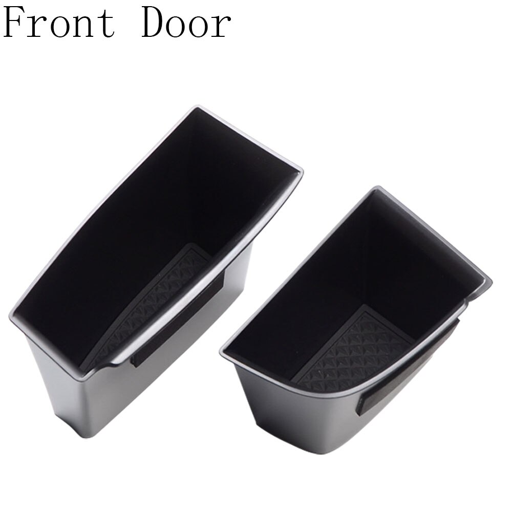 Front Rear Car Door Armrest Storage Box For Mazda CX30 CX-30 Side Phone Container Case Interior Box Accessories: Front