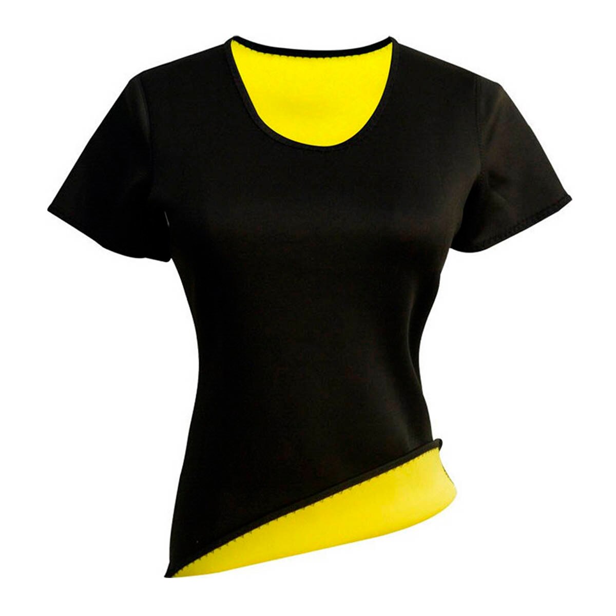 Thermische Zweet Neopreen T-shirt, Praktijk, Comfortabele, Tough, Vormen Buik En Taille, Verhoogt Body Temperatuur, verwijdert Gifstoffen, Thermic T-shirt, T-shirt, T-shirts