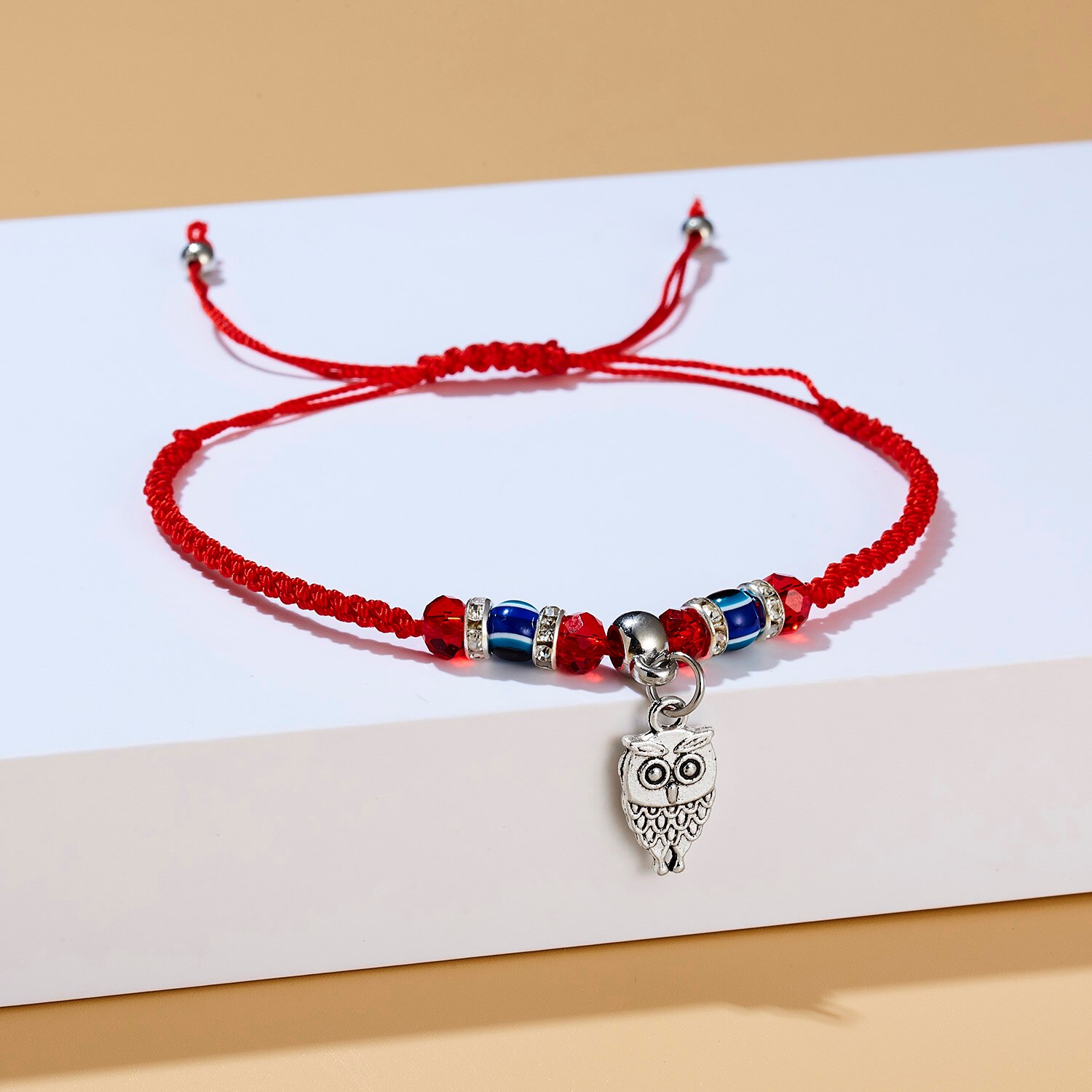 Mode Gevlochten Touw Kralen Blue Evil Eye Charm Armband Vrouwen Lucky Red String Hamsa Hand Armbanden Handgemaakte Vriendschap Sieraden: 4