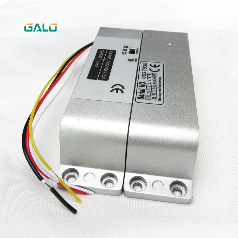800kg 1800lbs 4 Line Electric Bolt Lock with Door State Detection Output Point and Timer Bolt Lock Fail-safe Electric Lock