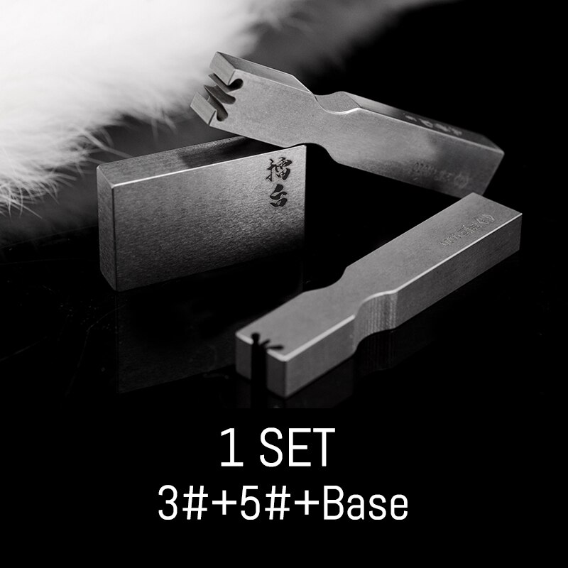 SOZO Zipper Tooth Remover Leather Craft Tool Handmade 1 Set 3# 5# Die Steel Smooth Chip Removal Without Jamming: 1 Set