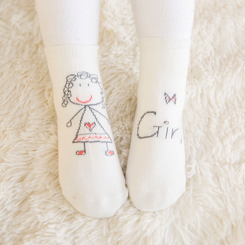 Baby jungen & Baby Mädchen Socken Asymmetrische Cartoon Neugeborenen Socken Kinder Umwelt Abgabe Nicht-Slip Atmungsaktive Socken