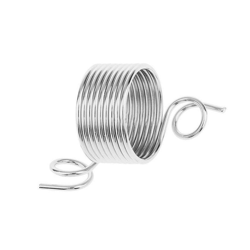 Strikket sweater ærme finger bly ring rustfrit stål leder håndlavet uld strikke gadget sweater væveværktøj gadget