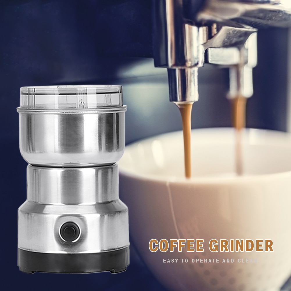 1PCS Electric Coffee Grinder Nut Herbs Grains Grinder Multi-Function Mill European Regulations Kitchen Tools EU Plug