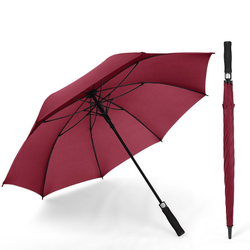 Umbrella Golf Umbrella Long Handle Umbrella High-end Men Increase Anti-storm Business Straight Male Umbrella Parasol Umbrella: Blue