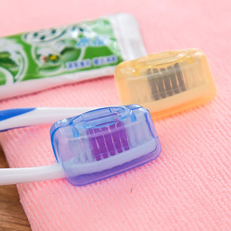 5pcs Baby Colorful Travel Toothbrush Head Cover Case Cap Hike Camping Brush Cleaner Protector to Storage Toothbrush Head