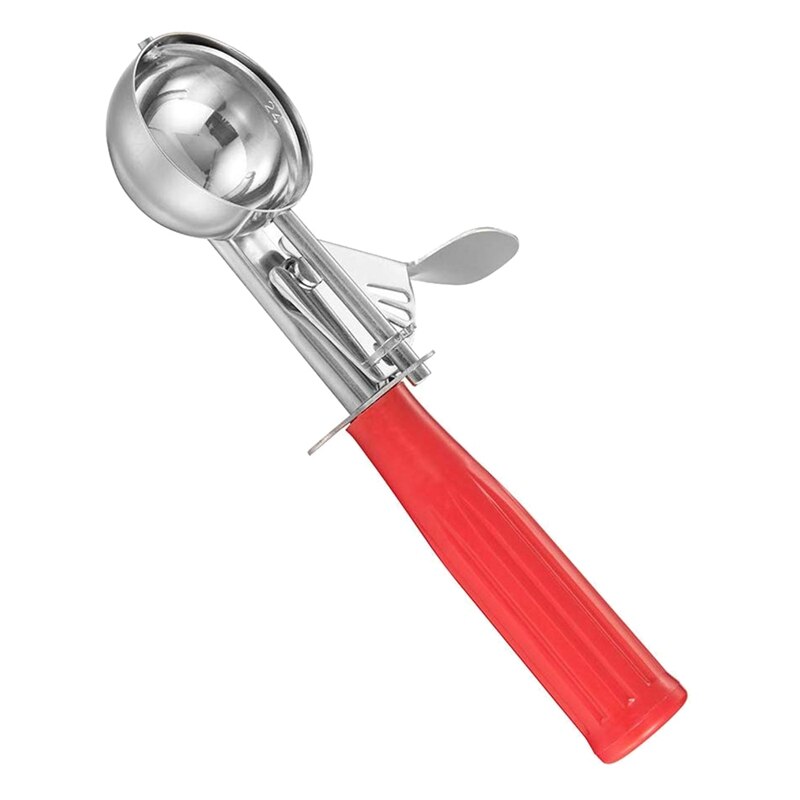 Cookie-scoop-sæt, is-ske-sæt, is-skugler-udløser inkluderer stor medium lille størrelse cookie-scoop 3 stk.