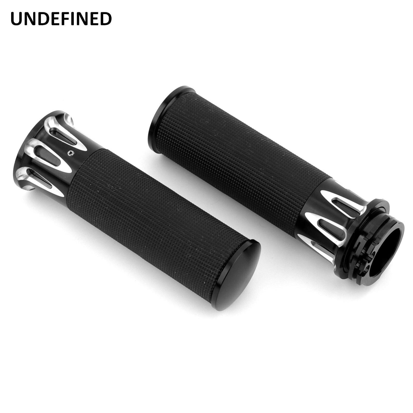 25mm Hand Grips Motorcycle Parts Black Cut 1" Handlebar Grips For Harley Touring Sportster XL 1200 883 Dyna Softail 1996