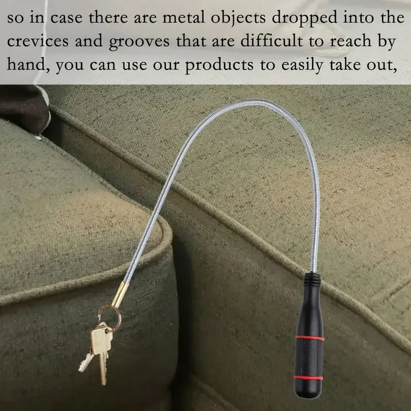 Flexibele magnetische pick-up tool Buigbare slang pick-up Buigbare zuigstang voor het lokaliseren van vallende objecten Bereiken gootsteenafvoeren Pick-up