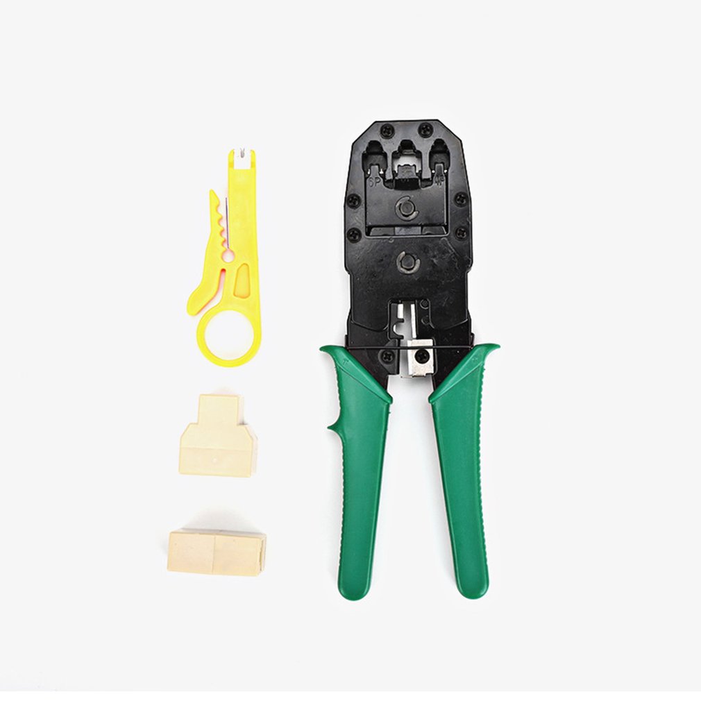Nettverkskabel tester verktøy lan utp skrutrekker wire stripper  rj45 kontakt datamaskin nettverk krympetang verktøysett sett