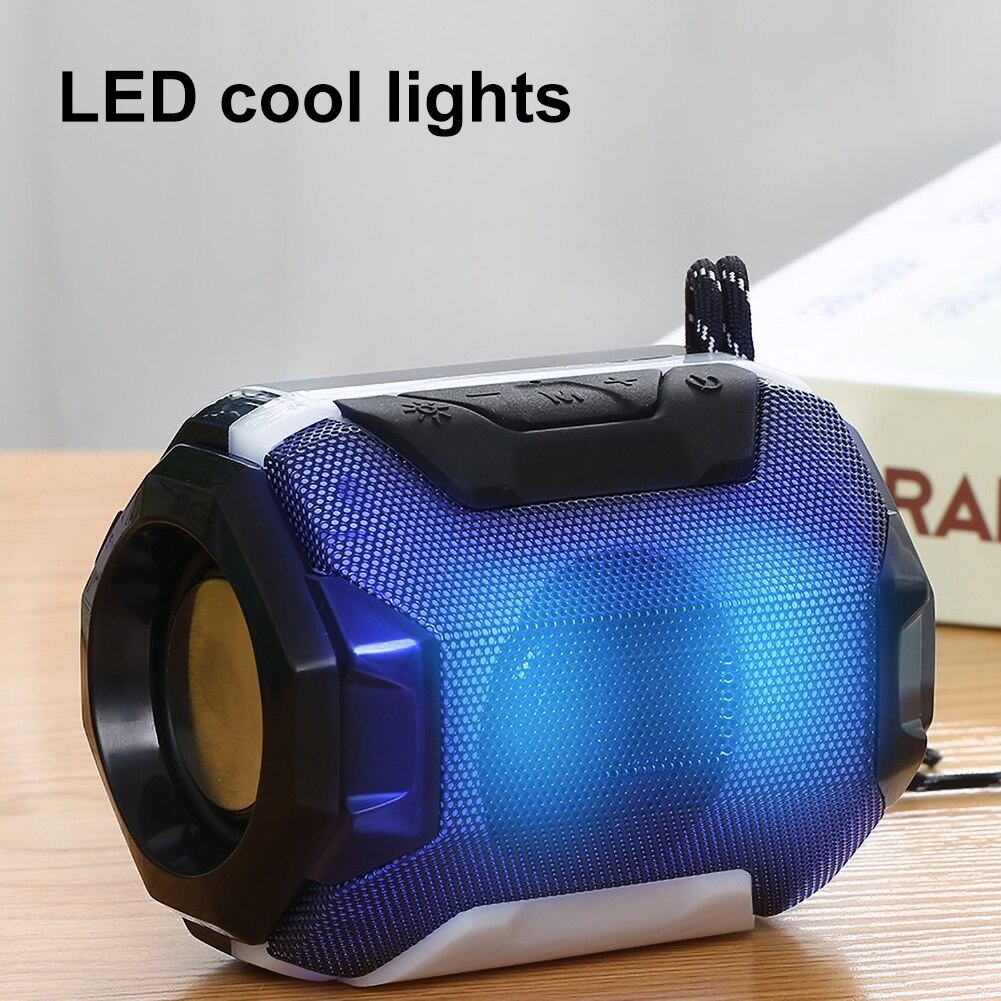 Portable Bluetooth Speaker Subwoofer Outdoor Waterproof Boombox Music Player Sound System Column Loudspeakers With Radio