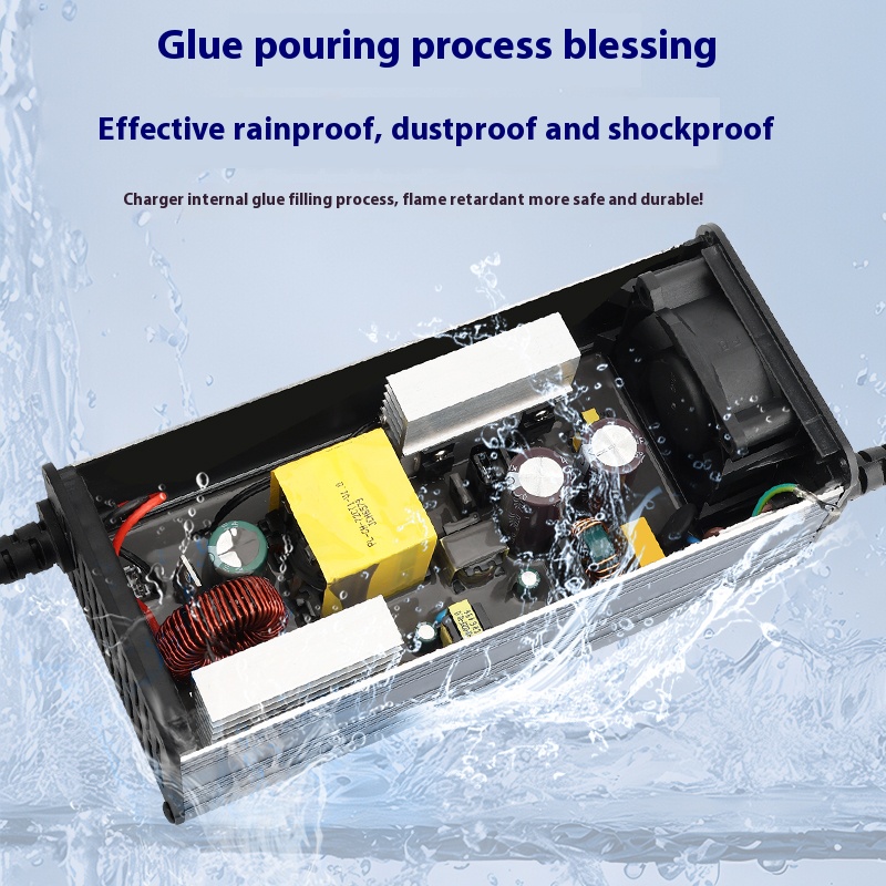 54.6v 8a litiumjon 20s litiumjonbatteri elbilladdare aluminiumskal 48v 60v 10a 8a 71.4 snabbladdning 3 tre fyra hjul