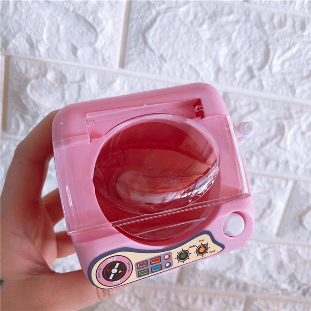 Mini lavadora juguete de los niños de juguete Rosa rojo