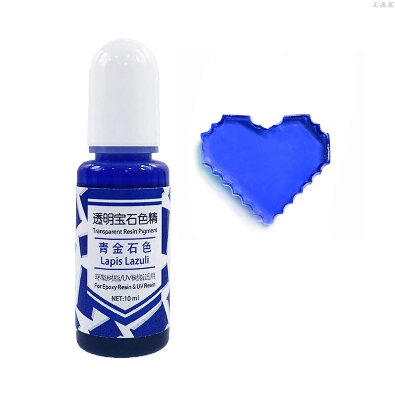 24 couleurs époxy UV résine gemme Pigment résine liquide colorant bricolage résine Art fabrication de bijoux: 4