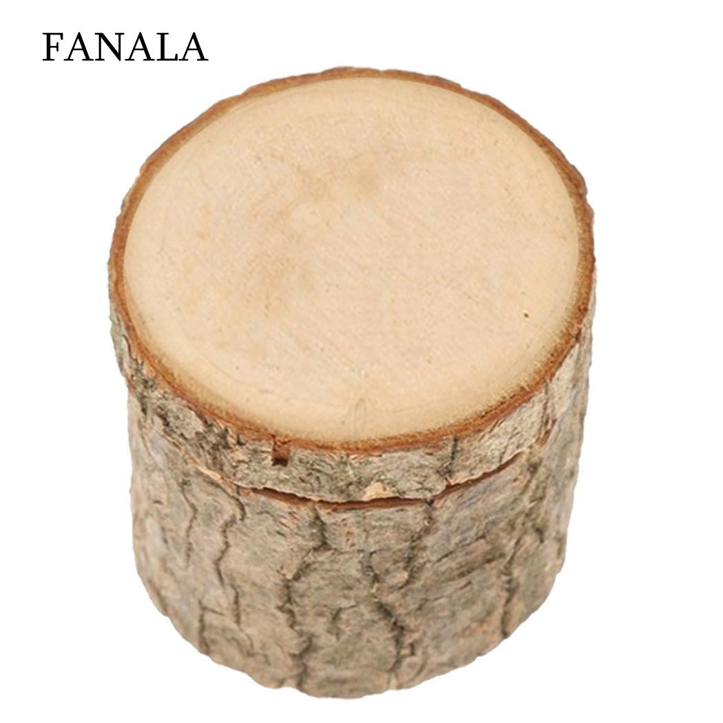 Wooden Engagement Ring Storage Box Wedding Jewelry As picture Accessory Holder: wooden ring box 6