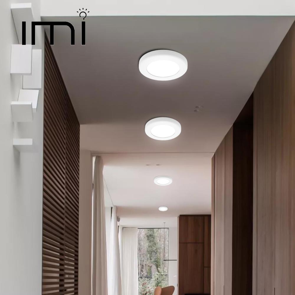 Mini led downlight ultra-tynd 3w 5w 7w 220v overflademonteret lampe panel lys indendørs belysning skab skab spot lys