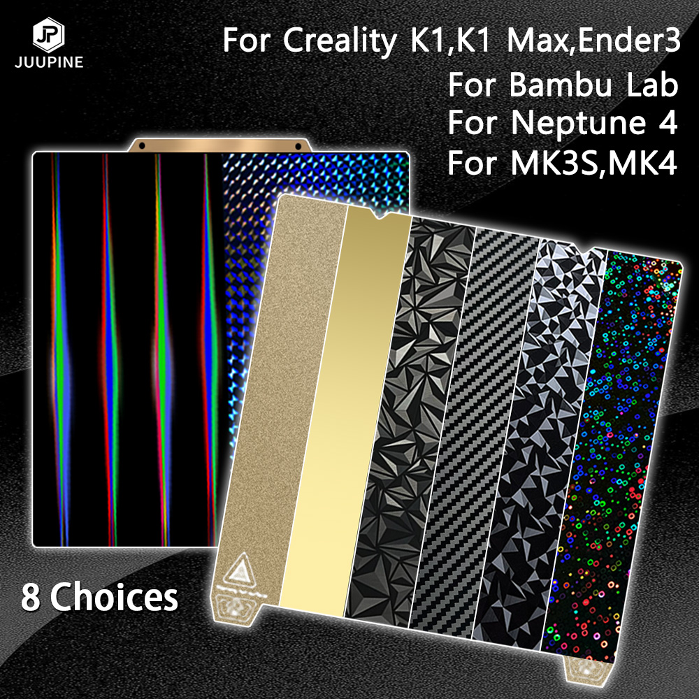 Foglio PEI 235 180 241 257 310 Piastra di costruzione magnetica animale domestico PEI a doppia faccia Lamiera di acciaio per molle Ender 3 Piastra PEI per letto di aggiornamento 310x310