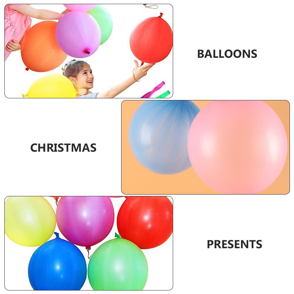 50 lustige punch-ballons für kinder, latexballons, lustige mitgebsel für partytüten