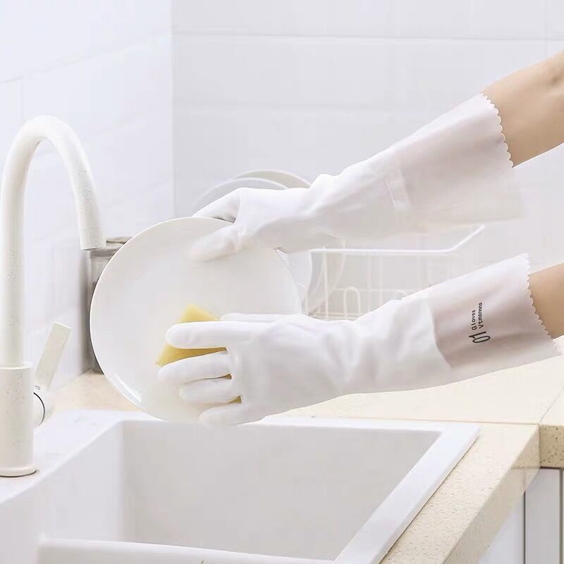 5 Pairs Kitchen Dish Washing Gloves Household Dishwashing Rubber Gloves Waterproof For Washing Cleaning Gloves Dishes Durable