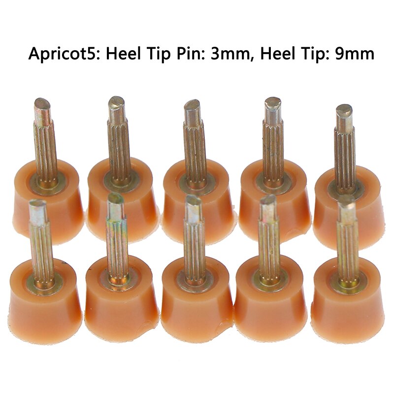 5Pairs = 10 Stuks Hak Reparatie Tips Pins Schoenen Tips Kranen Dowel Liften Vervanging Schoen Reparatie Schoenen accessoires