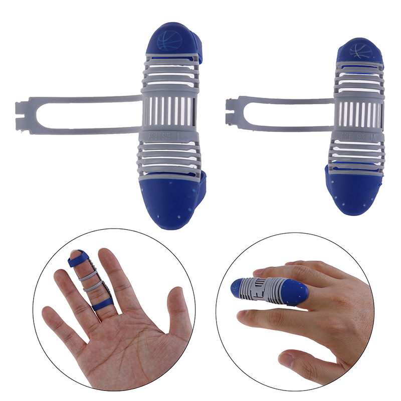 Basketball finger skinnebeskytter beskytter anti-snag omdrejningspunkt støtte til fingre fleksibel sportsbøjle volleyball omdrejningspunkt støtte