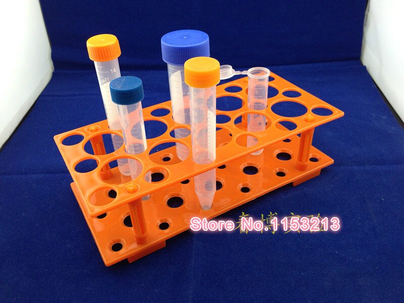 Multifunctional removable plastic centrifuge tube rack suitable for centrifuge tube of 10 ml /15 ml *18-holes / 50ml * 10-holes