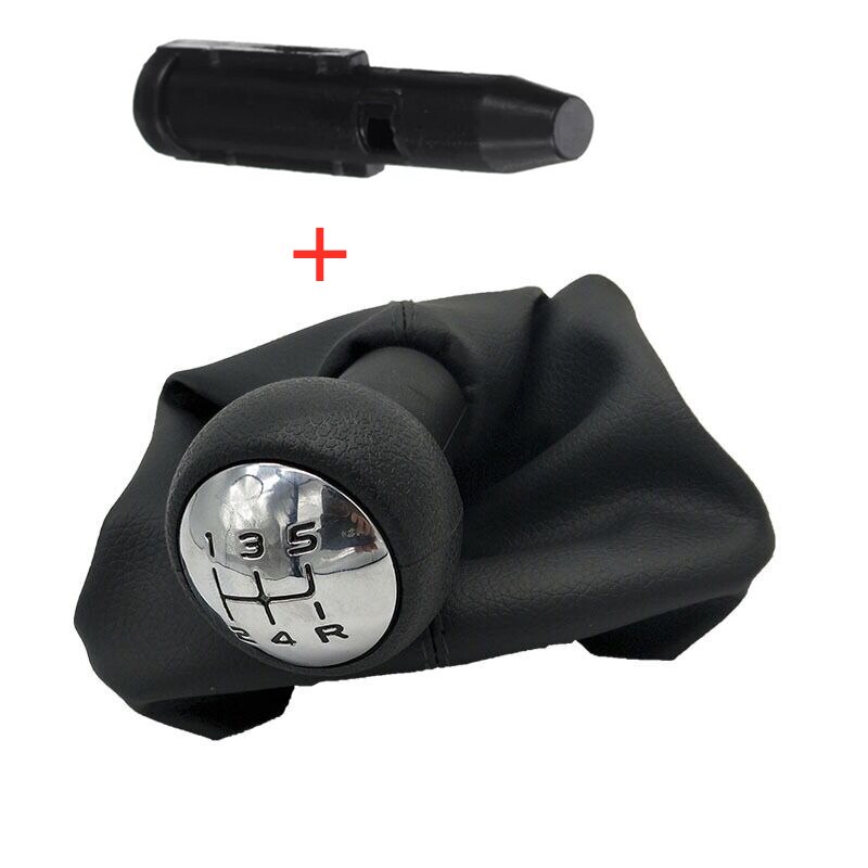 Pookknop Shift Handbal Stof Jas Versnellingspook Stofkap Voor Peugeot 307: Knob And Boot Cover