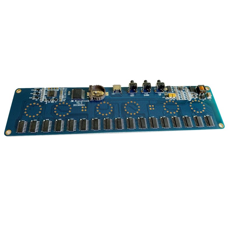 Diy In14 In4 Nixie Buis Klok Digitale Led Klok Printplaat Kit, Pcba Geen Buizen