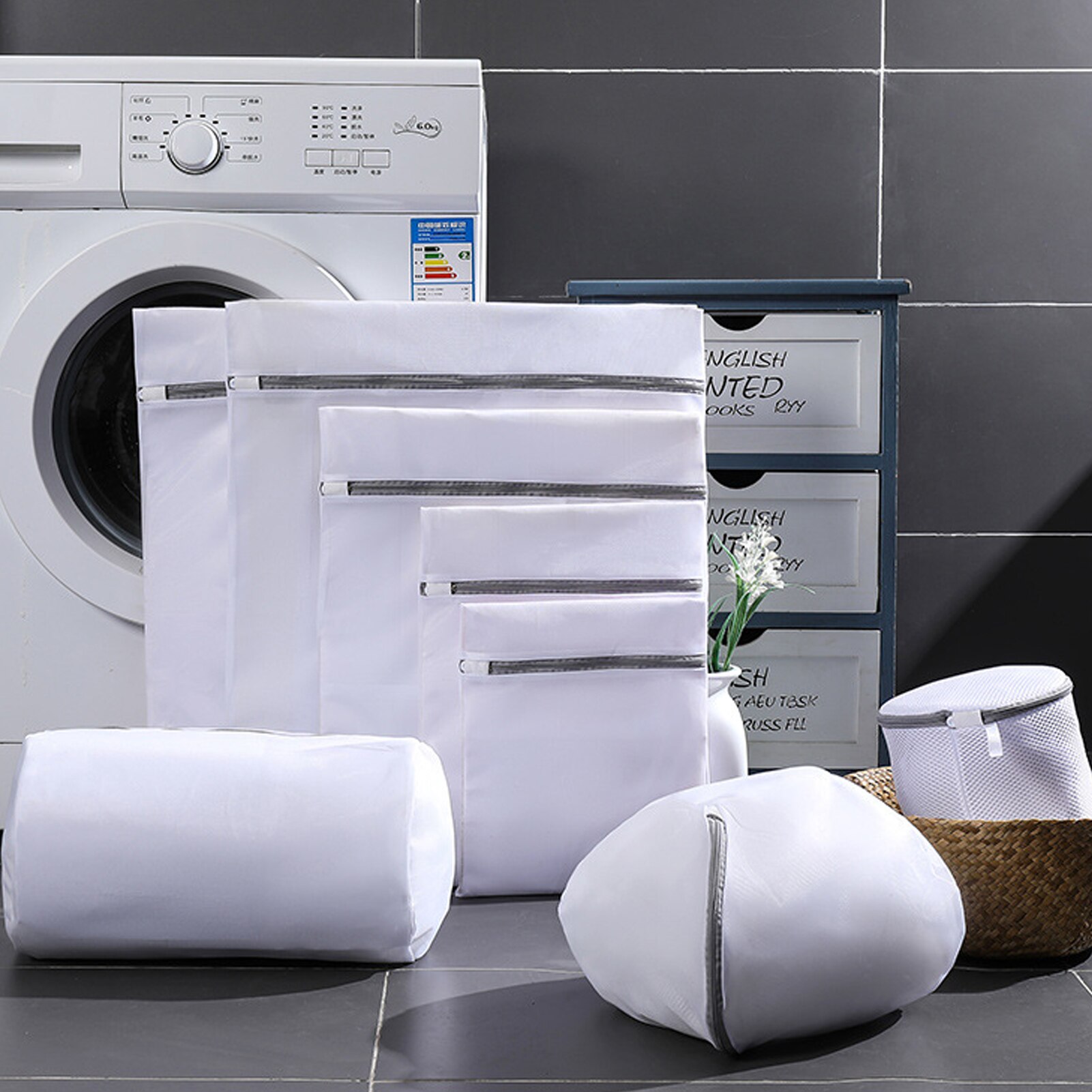 Wassen Waszak Kleding Zorg Bescherming Net, fijn Gaas Beha Tas Lingerie Netto Zak Wasmachine Polyester Wasserij Wassen Tassen
