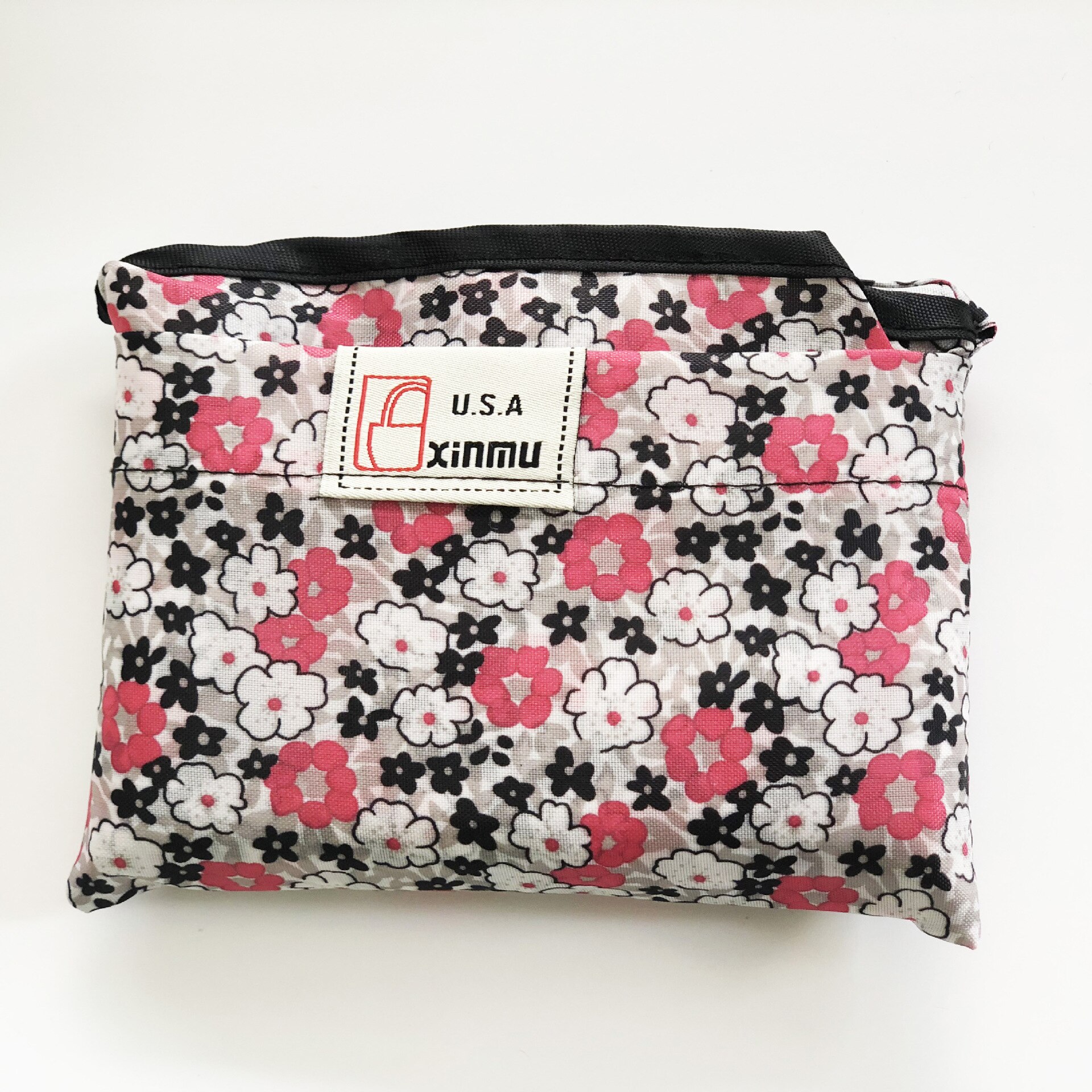 Unisex øko shopping rejse skuldertaske oxford tote håndtaske folde genanvendelig tegneserie