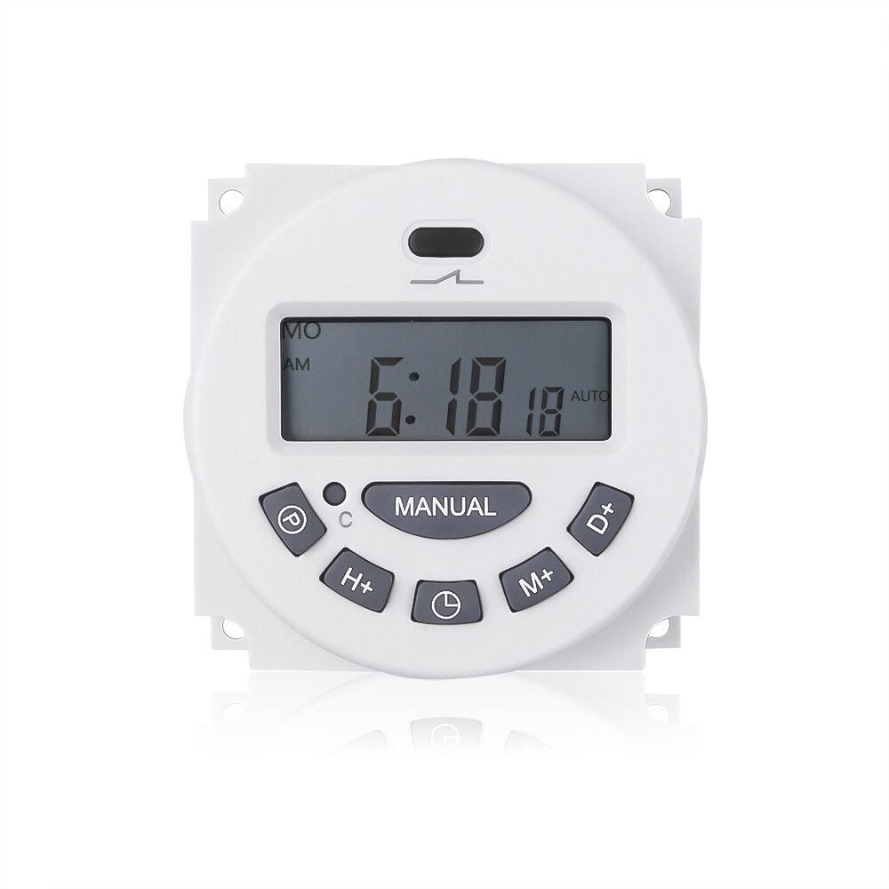 Digital 7 Days Weekly Programmable Timer Switch Time Relay Control 110V 220V 12V Volt Voltage Output Device
