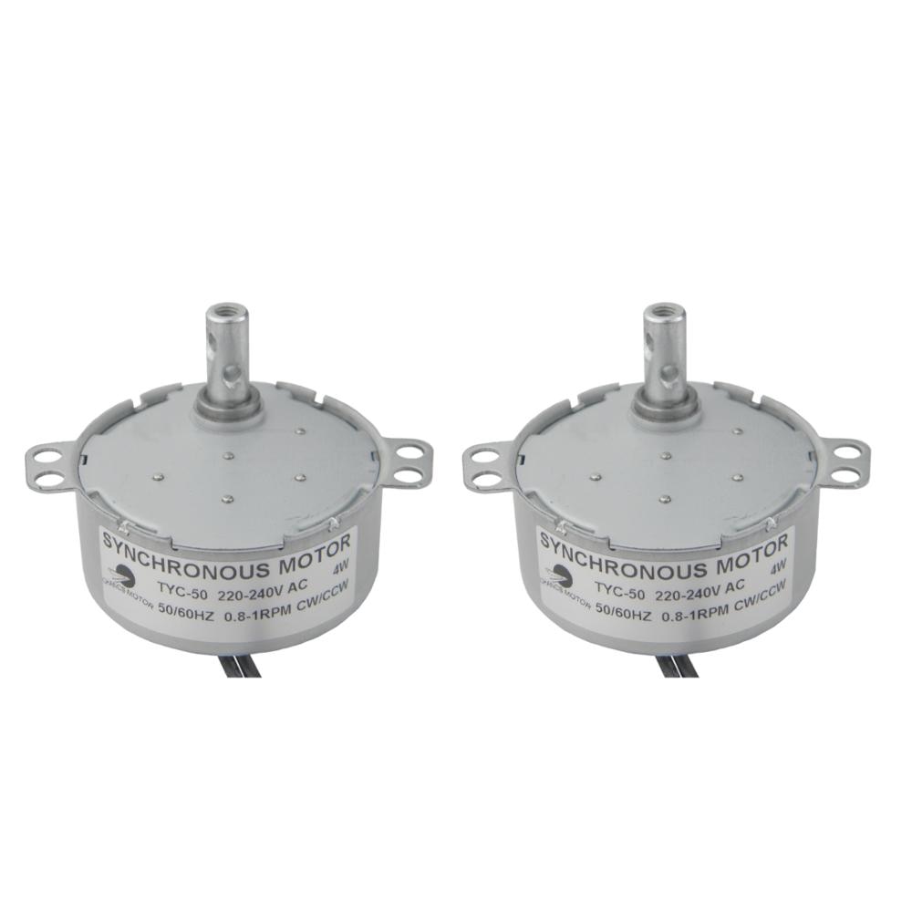Chancs TYC-50 Synchron Motor 110V Ac 30-36Rpm Cw/Ccw Motorreductor 2Pcs Draaitafel Motor synchrone Motor