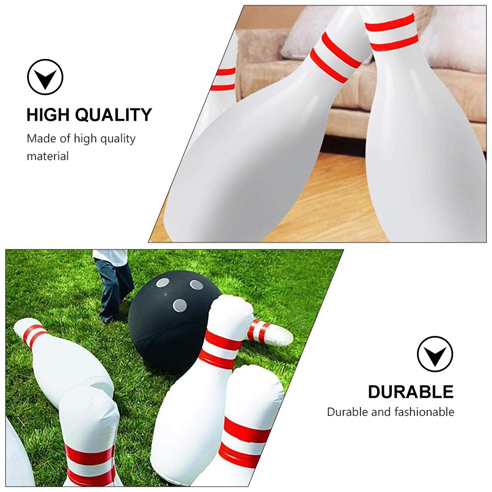 7pcs Inflatable Bowling Games Outdooe Leisure Bowling Ball Game Set