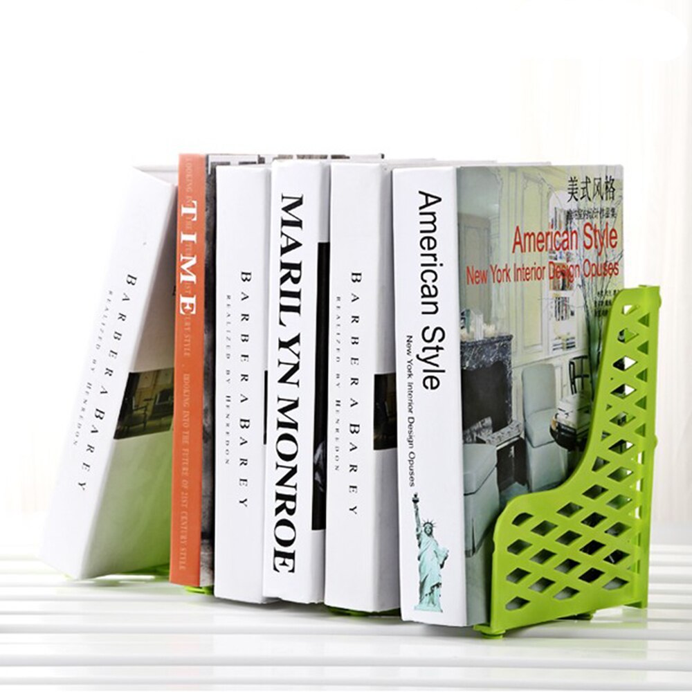 3 Layers Hollow Retractable Folding Storage Box File Magazine Racks Tray Book Stand Desk Organizer Office Stationery Bookends