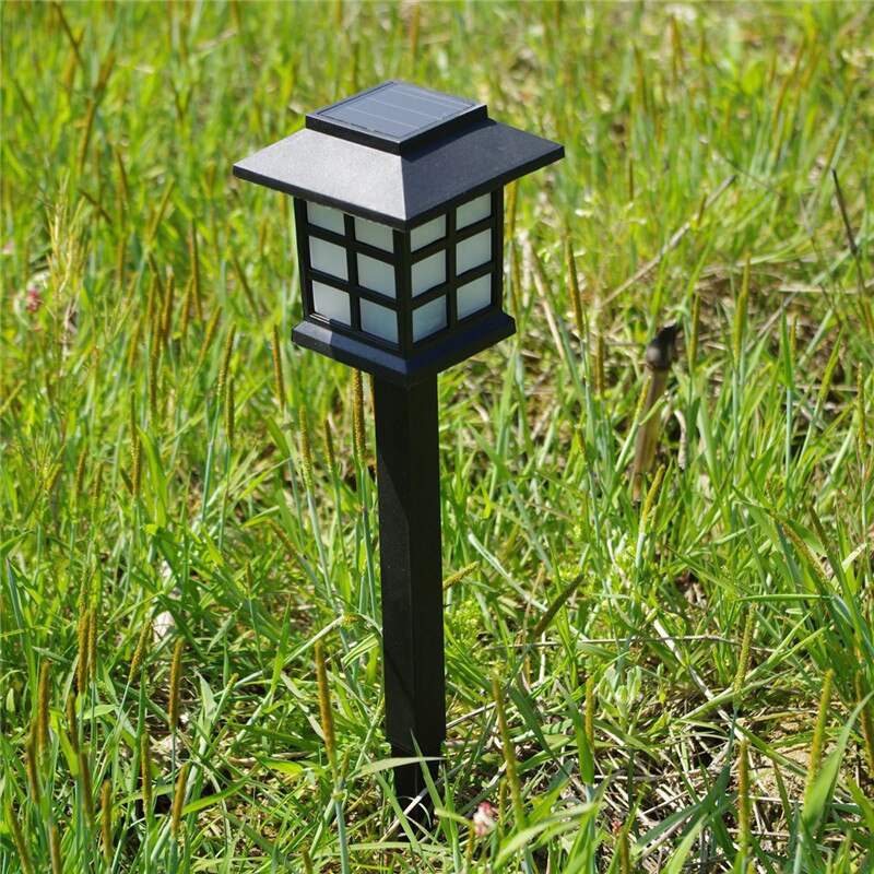 LED Solar Path Lights Solar Tuin Lamp Grond Gazon Landschap Lichten Buiten Waterdicht voor Patio Yard Pathway Loopbrug Decking