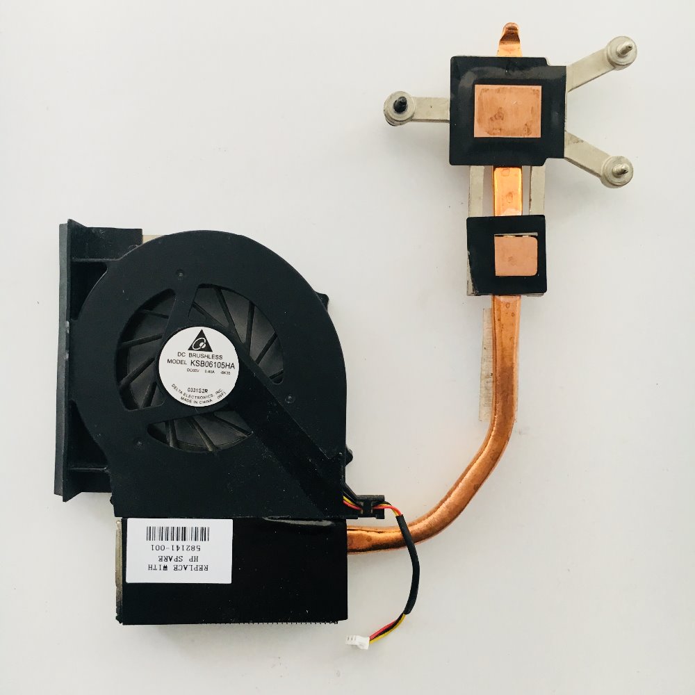 original For HP Pavilion G61 CQ61 cpu cooling fan with heatsink 582141-001 582140-001 582139-001