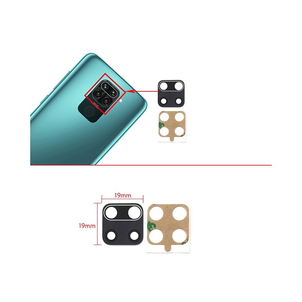 Gehard Glas Protector Xiaomi Redmi Note 9 9S Pro Max Back Rear Camera Lens