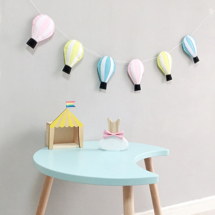1.5M Lengte Ins Nodic Kleurrijke Air Pasgeboren Baby In De Wieg Baby Kamer Decor Fotografie Props Baby slaapkamer Decoratie