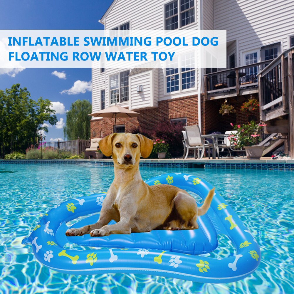 Opblaasbaar Zwembad Hond Drijvende Rij Water Speelgoed Pvc Water Hangmat Pool Float Ligstoel Stoel Huisdier Water Sport Speelgoed
