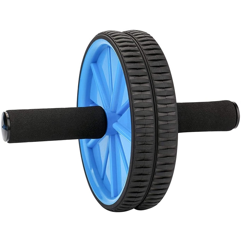Roller Wheel for Abdominal Stomach Exercise Training - Exercise Wheel for Home Gym -Workout Machine Wider, Double Wheels
