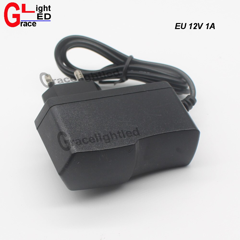 EU Plug AC 100-240 V Naar DC 12 V 1A 12 W Voeding Adapter Koord voor LED Strip
