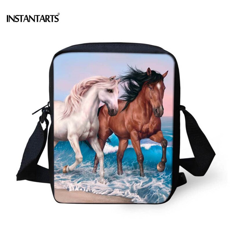 Instantarts Crazy Horse Schooltassen Voor Jongens Kids Animal Satchel Kinderen Kleine Schouder Boek Tas Kleuterschool Kindje Schooltas: green