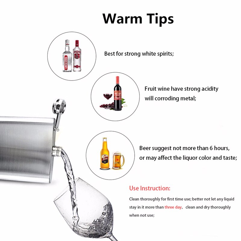 CARRYWON 8 oz Leer Bekleed Heupfles Met Caps Rvs Fles Voor Alcohol Outdoor Reizen Essentiële Goederen Voor Mannen