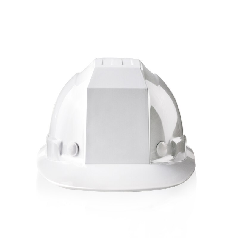 FRP Safety helmet Construction Site Thickened Hard Hat Breathable Engineering Protective Helmets Work Cap: White