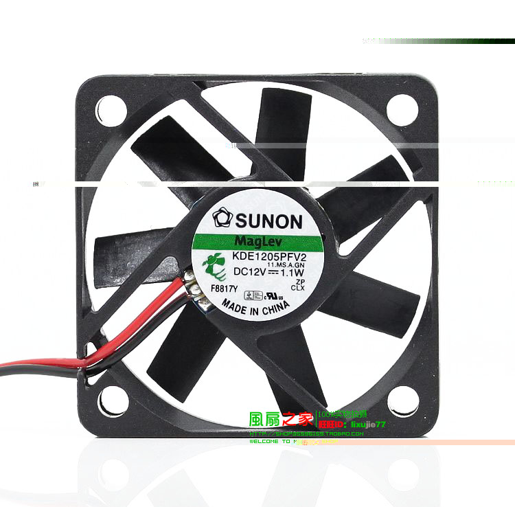 SUNON Maglev bearing 5CM 5CM high air volume 5010 KDE1205PFV2 cooling fan